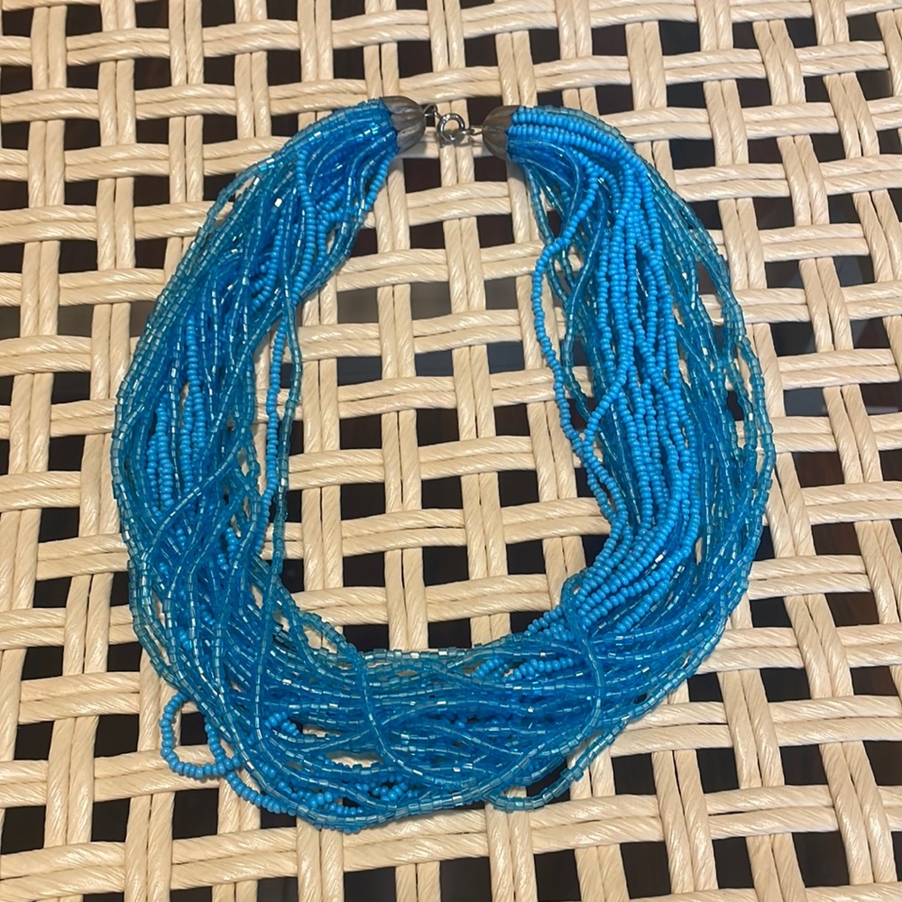 ☀️ Vintage Multi-Strand Beaded Necklace